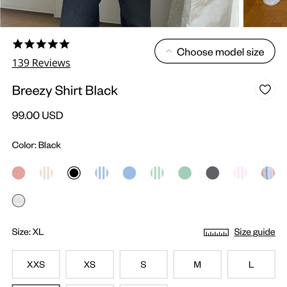 Djerf Avenue Breezy Shirt BLACK